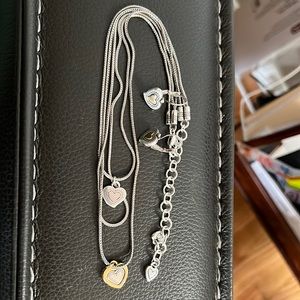 Brighton two hearts earrings